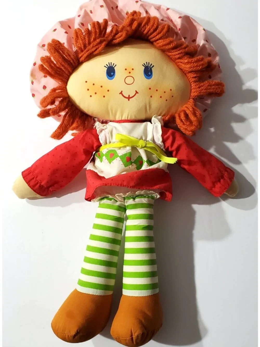 AGC Kenner STRAWBERRY SHORTCAKE RAG DOLL cloth body yarn hair 14